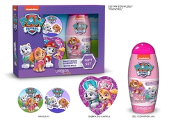 Dětská dárková kazeta Paw patroll (sprch.gel 250ml, houba , samolepky) 