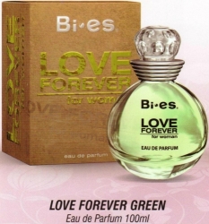 BI-ES DÁMSKÝ PARFÉM LOVE FOREVER GREEN 90ml, nový design