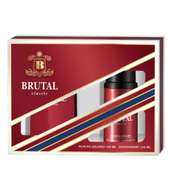 La rive BRUTAL Classic pánská dárková kazeta (AS 100ML , DEO 150ML)