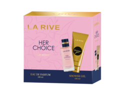 la rive her CHOICE dámská dárková sada edp 100ml sprch gel 100ml