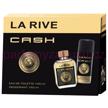 La rive Cash pánská dárková kazeta (edp 90ml deo 150ml)
